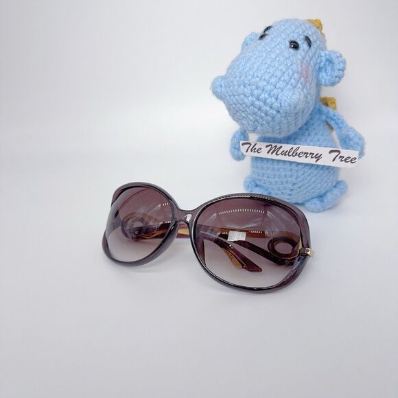 Christian Dior VOLUTE2F 401JS VIOLET HONEY Butterfly Sunglasses 62mm 15 120 NWT - Picture 2 of 9